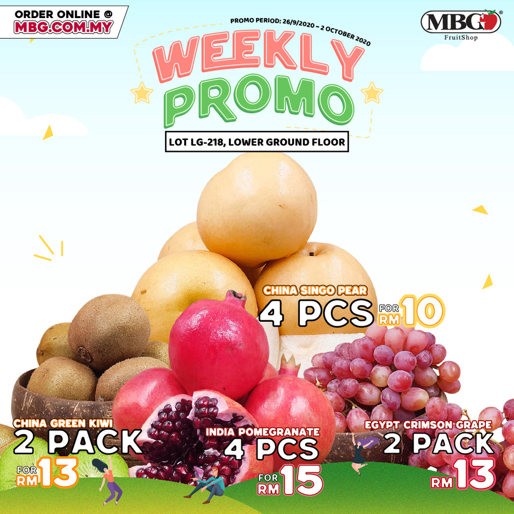 WEEKLY PROMOTION 26th SEPTEMBER TO 2nd OCTOBER 2020