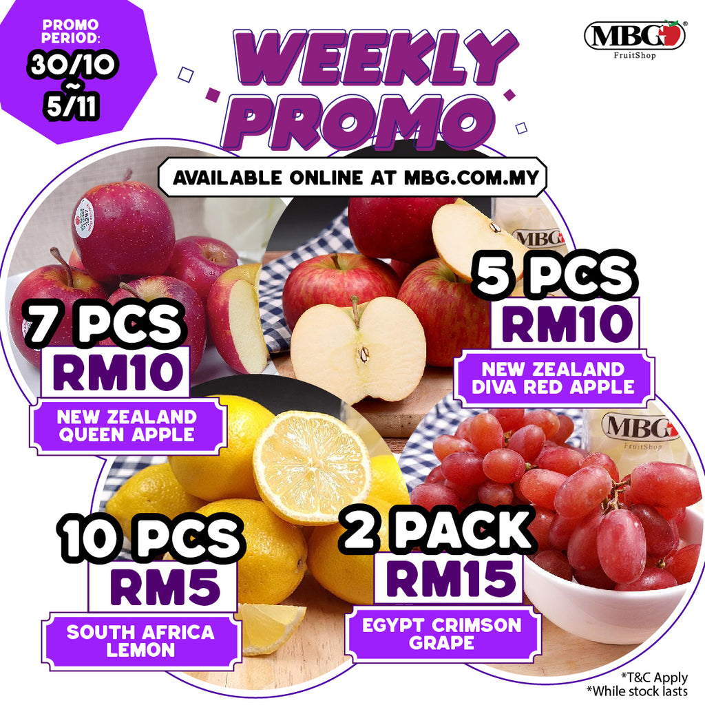 WEEKLY PROMOTION 30th OCTOBER to 5th NOVEMBER 2020!!