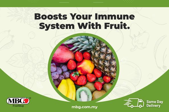 BOOSTS YOUR IMMUNE SYSTEM WITH FRUIT!
