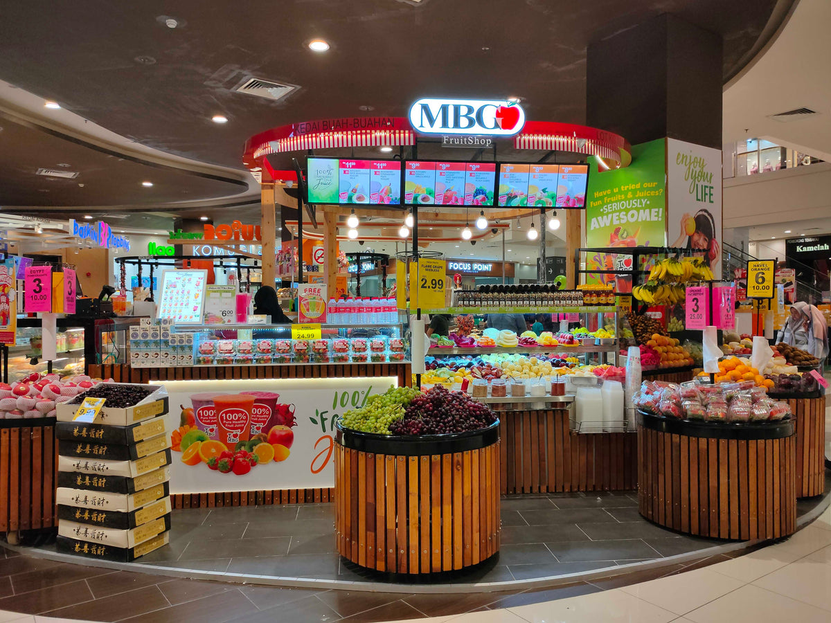Featured our New Outlet at Aeon Mall Shah Alam ! MBG Fruit Shop