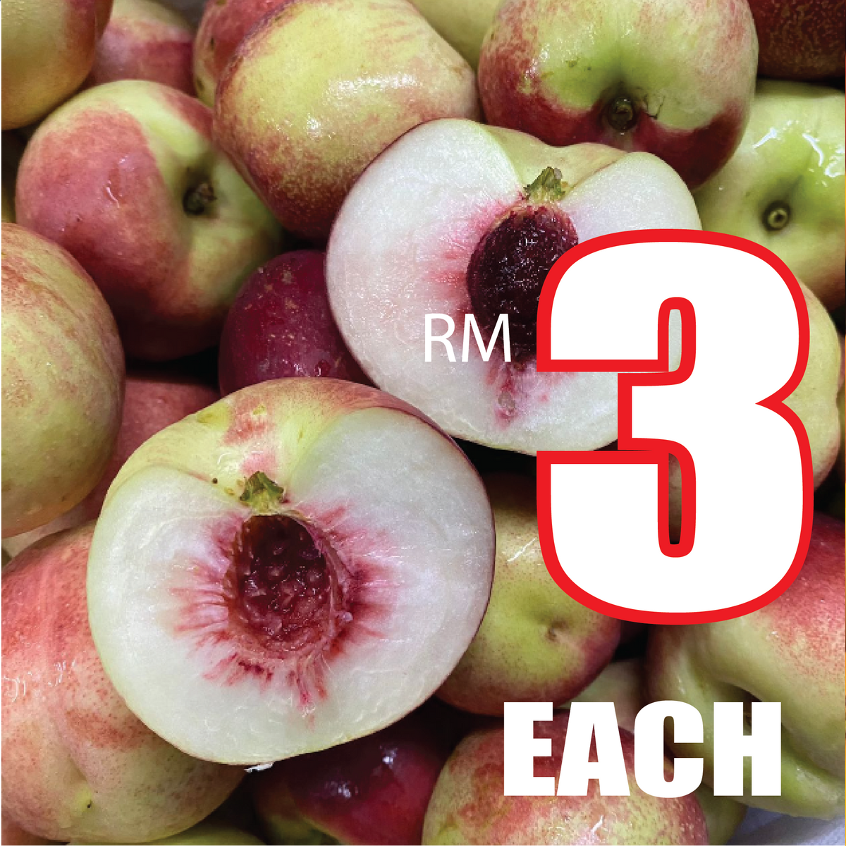 China Strawberry Nectarine [2 Pcs] MBG Fruit Shop