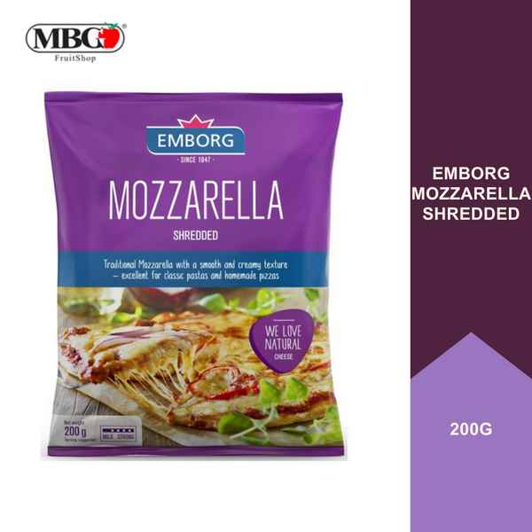 Emborg Mozzarella Shredded [200G]-MBG Fruit Shop