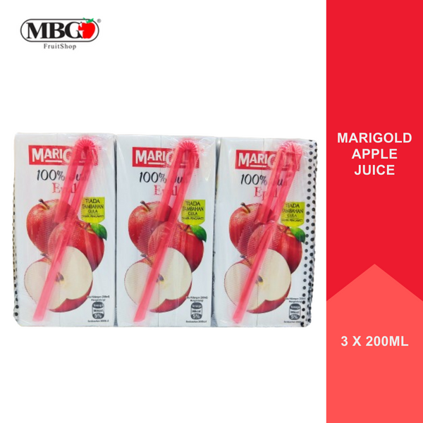 Marigold 100% Juice Apple [3x200ML]-MBG Fruit Shop