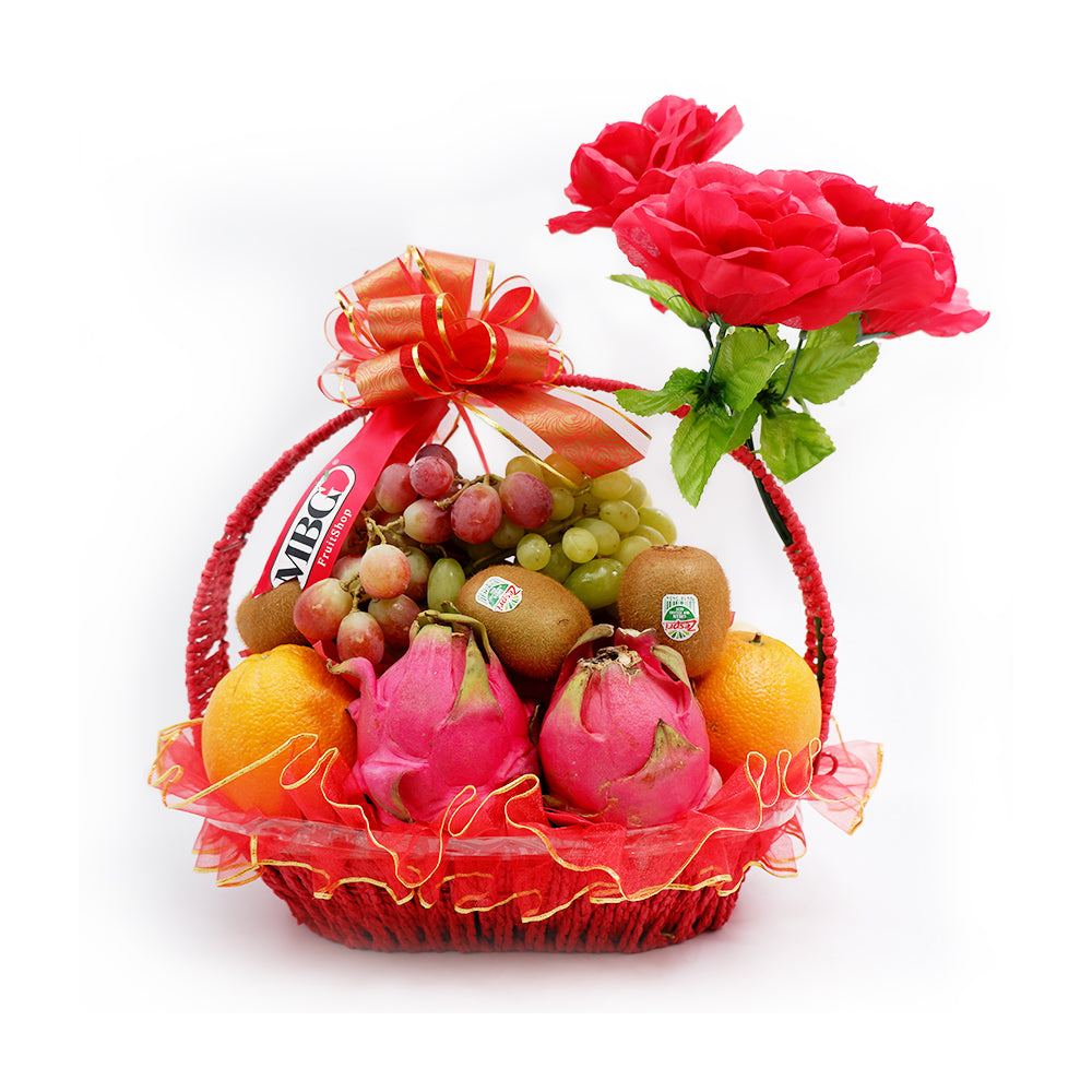 Blessing Fruit Basket - Melody (8 Types of Fruits)-Fruit Basket-MBG Fruit Shop