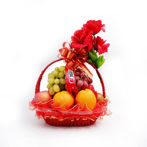 Blessing Fruit Basket - Signature (7 Types of Fruits)-Fruit Basket-MBG Fruit Shop