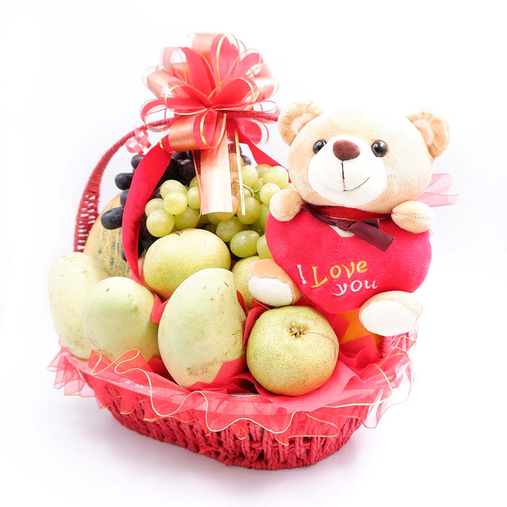 Sweetheart Fruit Basket Melody (8 Types of Fruits) – MBG Fruit Shop