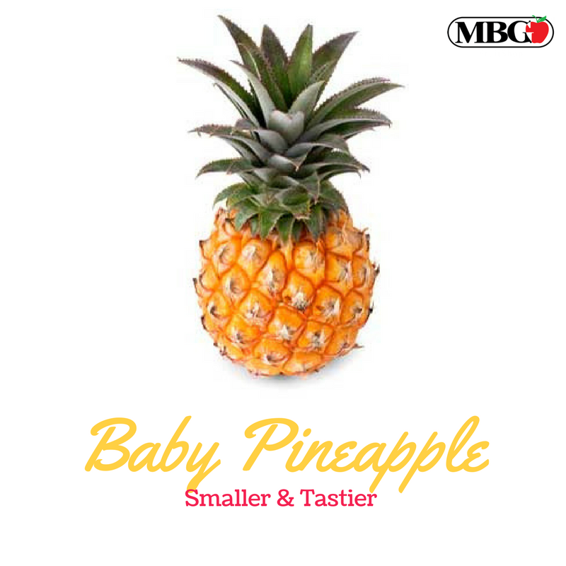 Baby Pineapple, Smaller & Tastier – MBG Fruit Shop