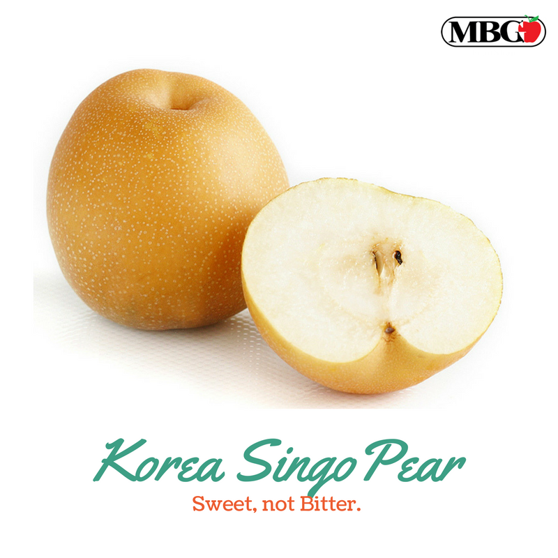 Korea Singo Pear, Sweet not Bitter