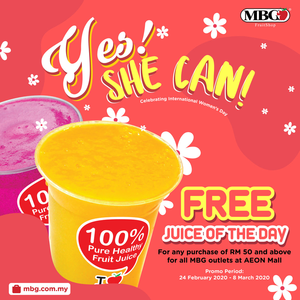 SPECIAL DEALS AT MBG FRUITSHOP AEON MALL!!