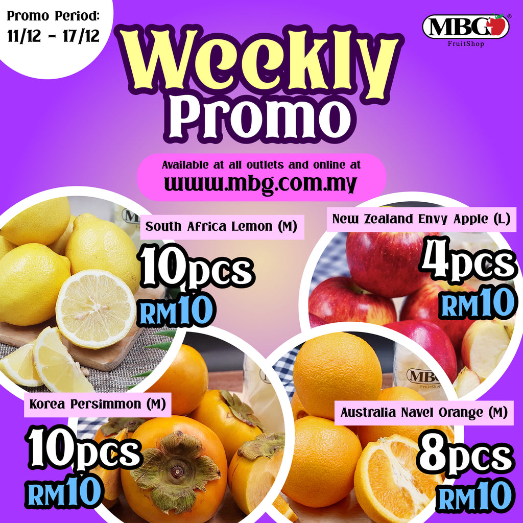 WEEKLY PROMOTION 11th to 17th DECEMBER 2020 !!