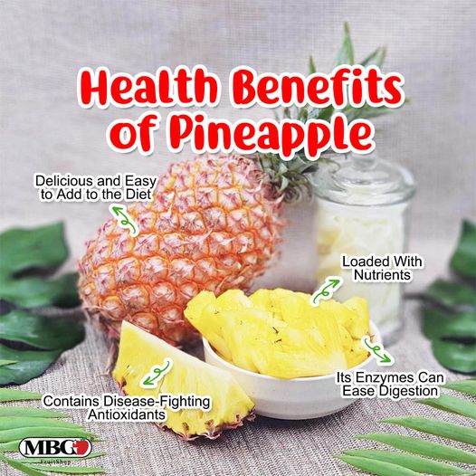 Health Benefits of Pineapple