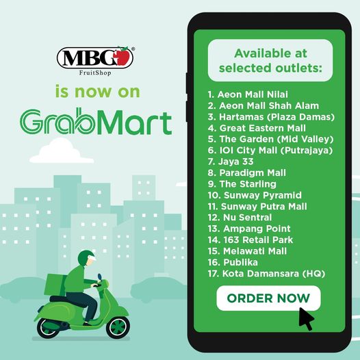 NEW OUTLET OPEN AT GRABMART !! – MBG Fruit Shop