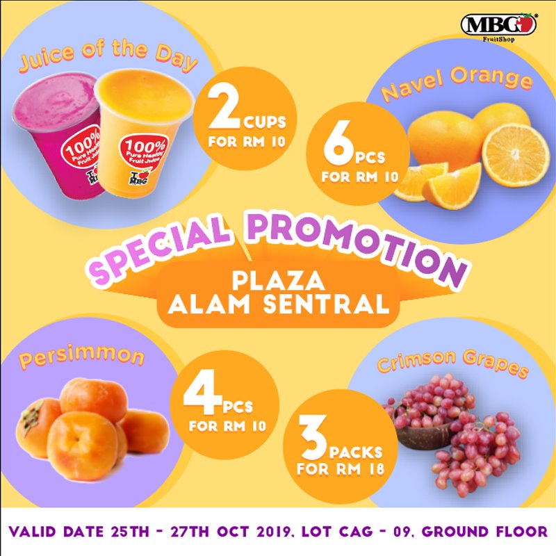 Special Promotion at outlet Plaza Alam Sentral!