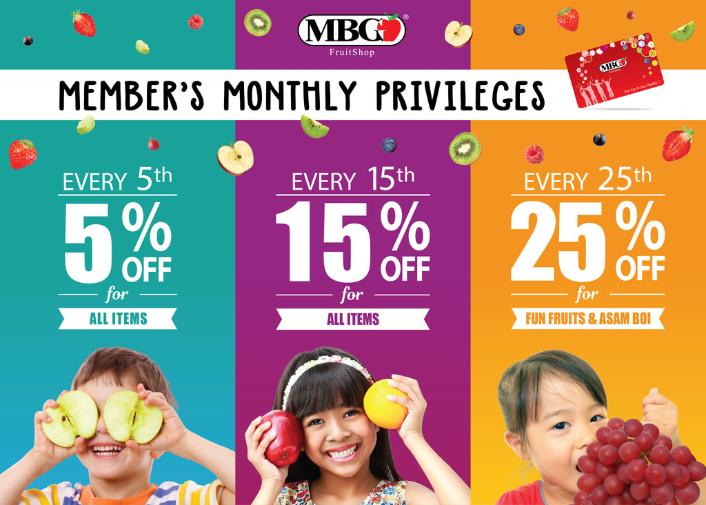 MBG Member's Monthly Privileges