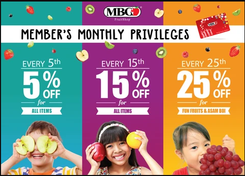 MBG Member's Monthly Privileges 2020