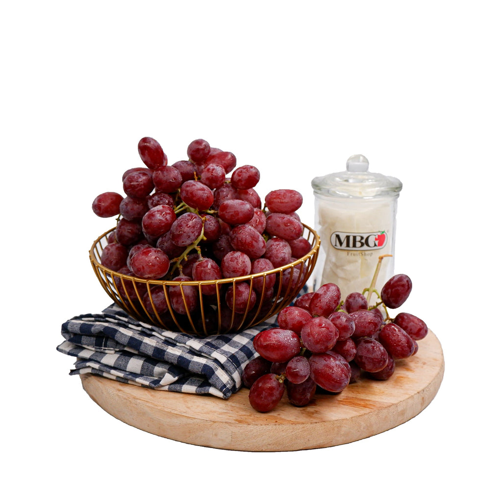 1 Pack x Australia Crimson Grapes [500G/Pack]-Grapes-MBG Fruit Shop