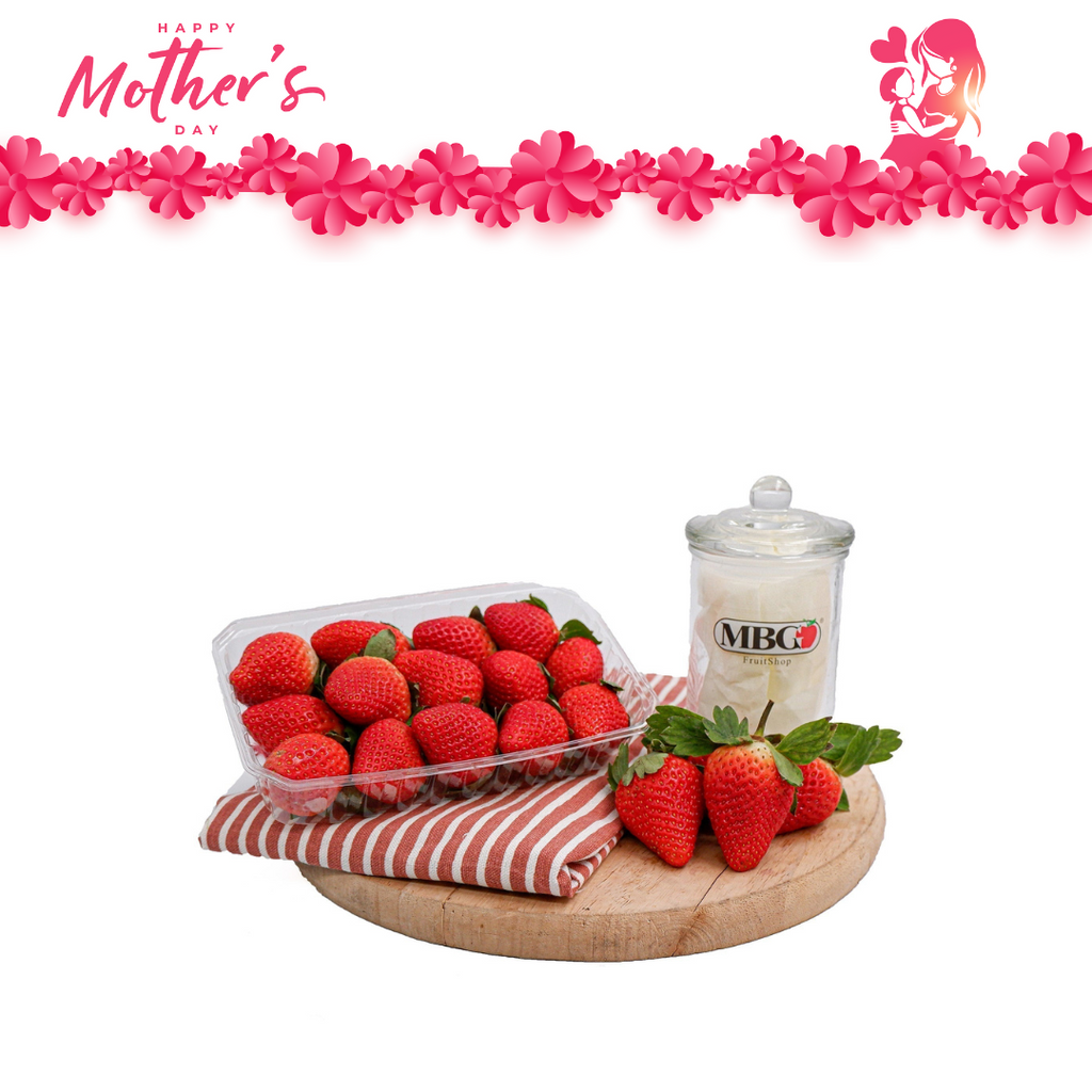 1 Pack x Greece Strawberry (250G/Pack)-Berries-MBG Fruit Shop