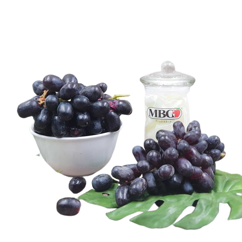 1 Pack x India Black Sonaka Grape [500G/Pack]-Grapes-MBG Fruit Shop