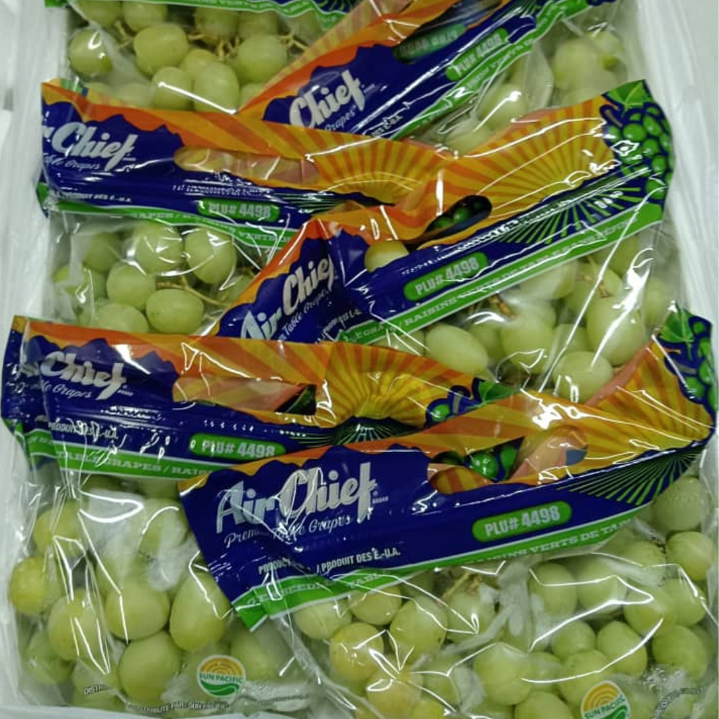 (✈️ Air Flown) USA Ivory Seedless Green Grape [1KG/Pack]-Grapes-MBG Fruit Shop