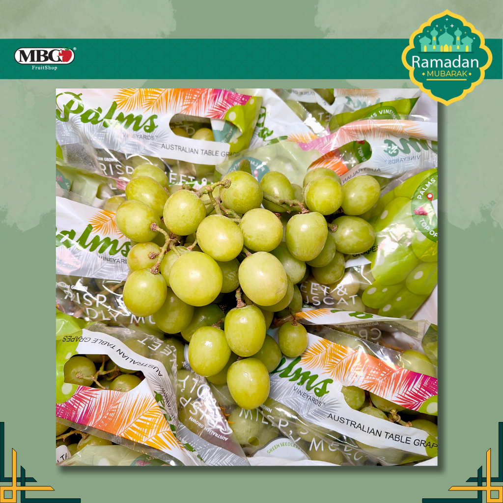 Australia Autumn Crisp Green Grape [500G/Pack]-Grapes-MBG Fruit Shop