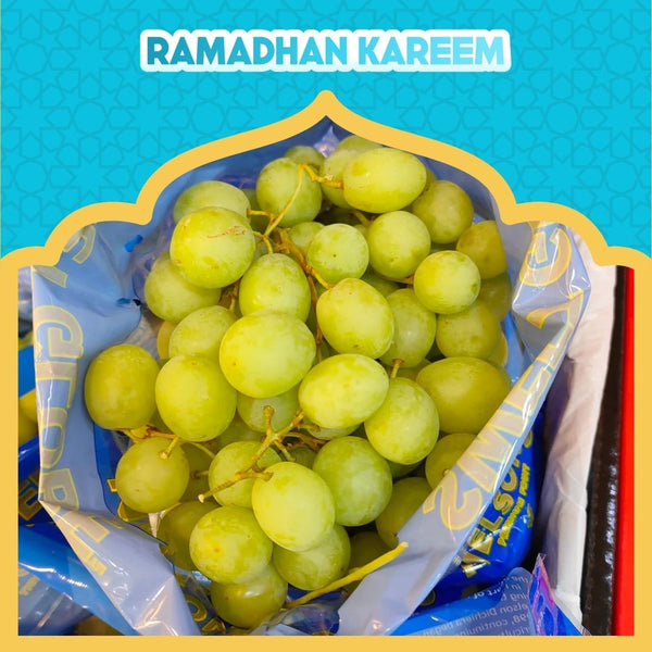 Australia Sweet Globe Seedless Green Grapes [900g]-Grapes-MBG Fruit Shop