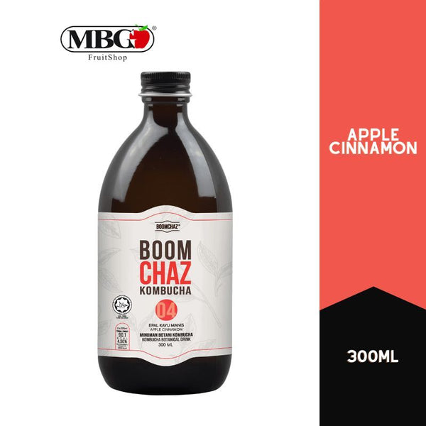 BOOMCHAZ KOMBUCHA Apple Cinnamon (300ml)-Fruit Juice-MBG Fruit Shop