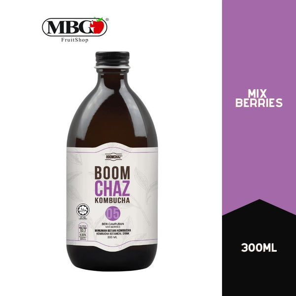 BOOMCHAZ KOMBUCHA Mix Berries (300ml)-Fruit Juice-MBG Fruit Shop