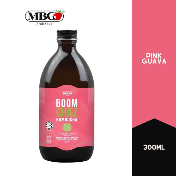 BOOMCHAZ KOMBUCHA Pink Guava (300ml)-Fruit Juice-MBG Fruit Shop