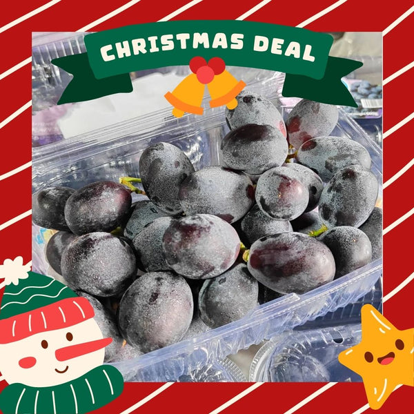 China Autumn Black Grapes [500G/Pack]-MBG Fruit Shop