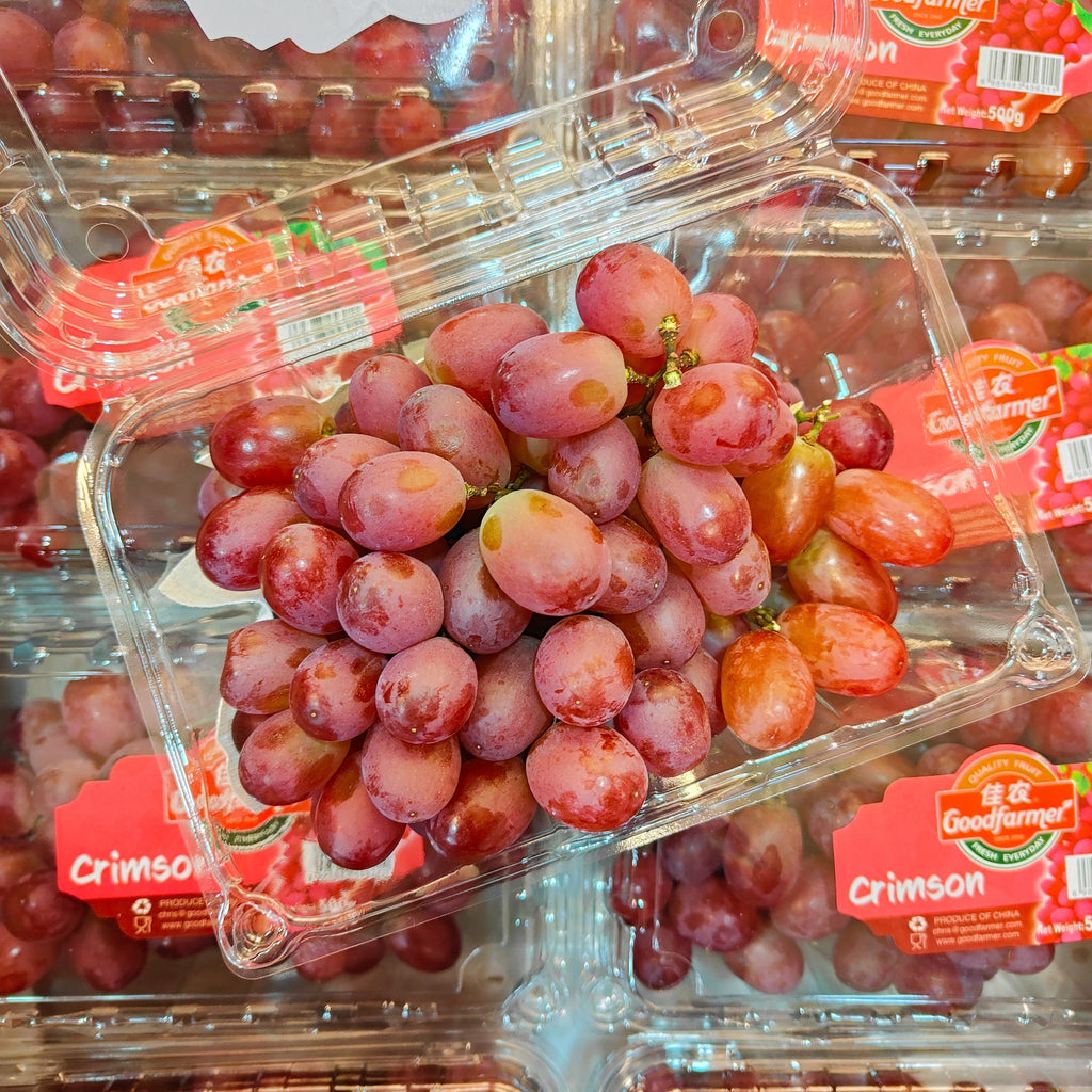 China Crimson Seedless Grape [500G/Pack]-Grapes-MBG Fruit Shop