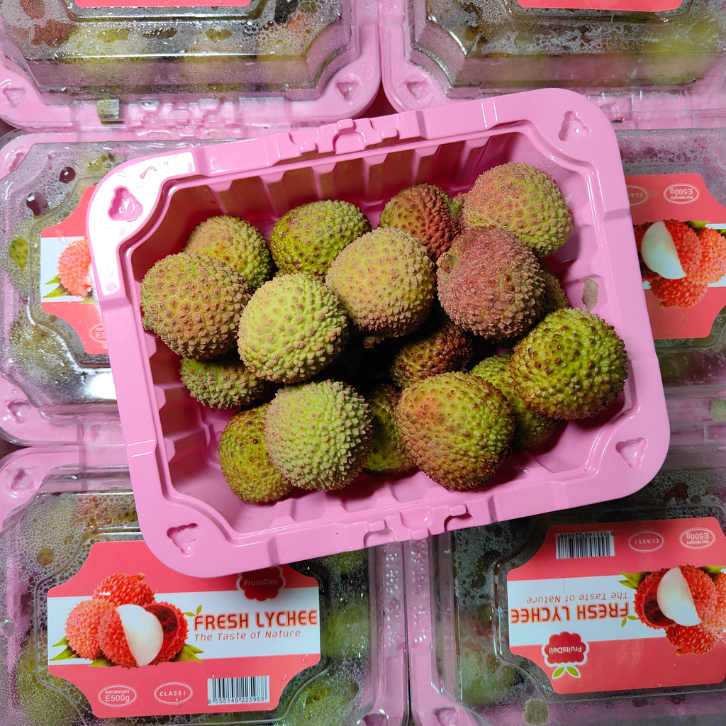 China Fresh Lychee [500G/Pack]-Exotic Fruits-MBG Fruit Shop