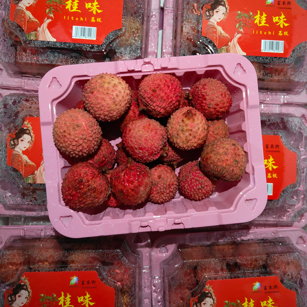 China Fresh Red Lychee [450G/Pack]-Exotic Fruits-MBG Fruit Shop