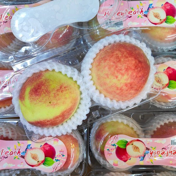 China Honey Peach [2Pcs/pack]-Stone Fruits-MBG Fruit Shop