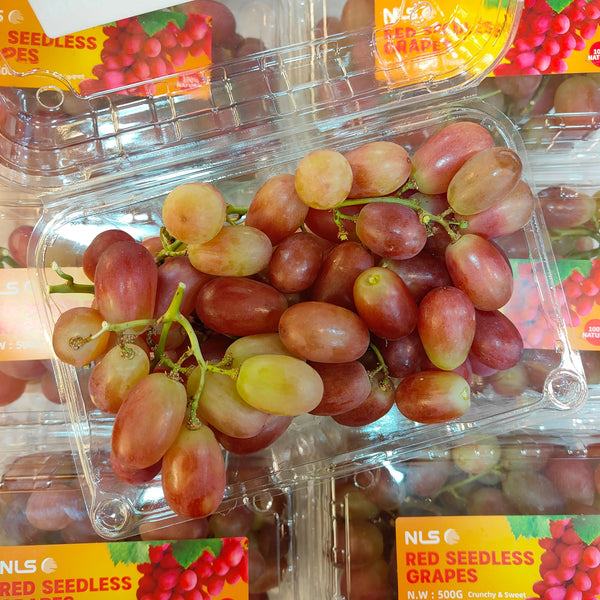 China Red Seedless Grapes [500G/Pack]-Grapes-MBG Fruit Shop