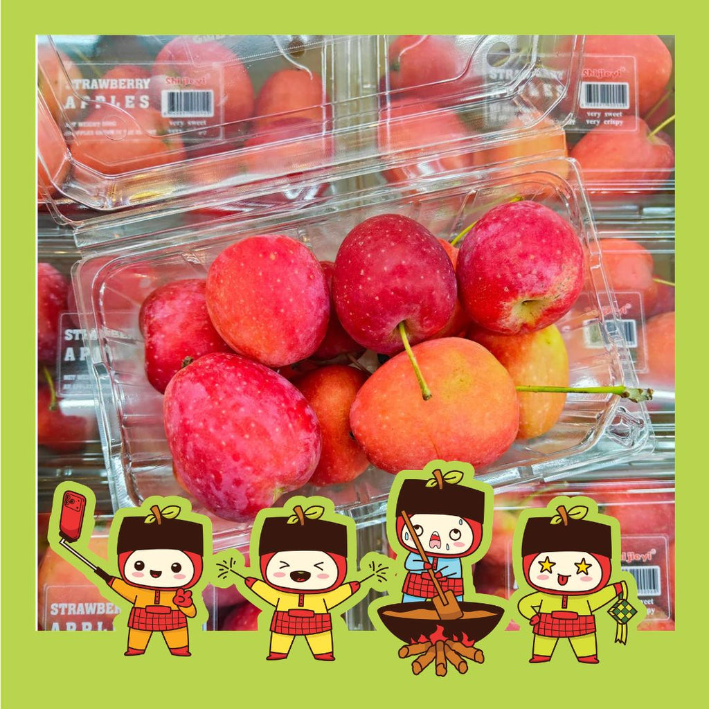 China Strawberry Apple [500G/Pack]-Apples Pears-MBG Fruit Shop