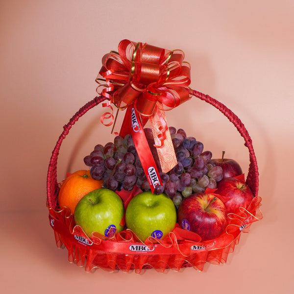Speedy Recovery Fruit Basket (5 Types of Fruits)-Fruit Basket-MBG Fruit Shop