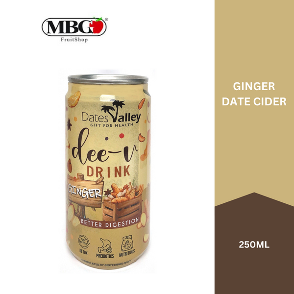 Dates Valley D-Vee Detox Drink Ginger 250ml-Fruit Juice-MBG Fruit Shop