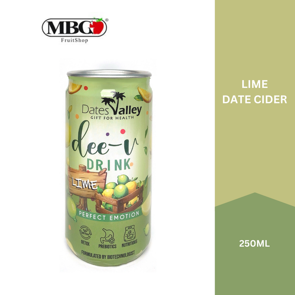 Dates Valley D-Vee Detox Drink Lime [250ML]-Fruit Juice-MBG Fruit Shop