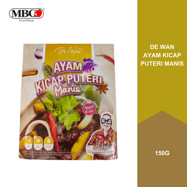 De Wan Ayam Kicap Puteri Manis [150G]-Ready To Eat-MBG Fruit Shop