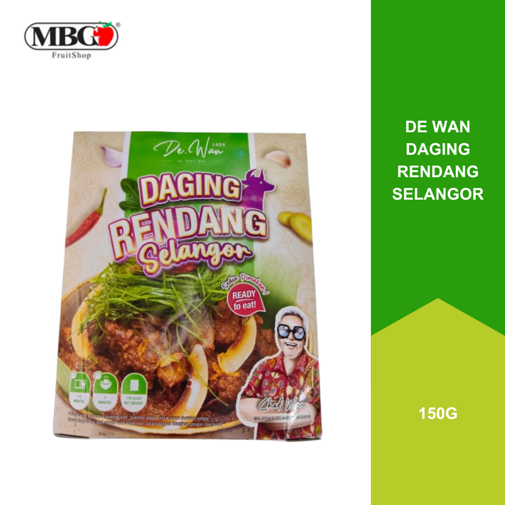 De Wan Rendang Selangor [150G]-Ready To Eat-MBG Fruit Shop