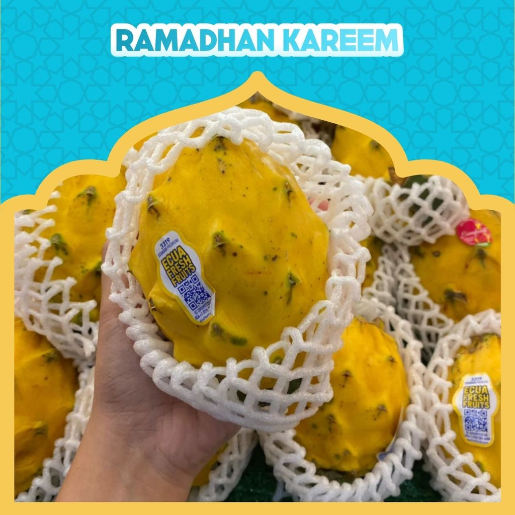 Ecuador Pitahaya Yellow Dragon Fruit (S) [1 Pcs]-Exotic Fruits-MBG Fruit Shop