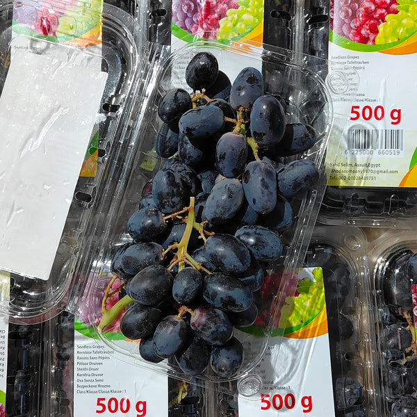 Egypt Black Magic Grape [500G/Pack]-Grapes-MBG Fruit Shop