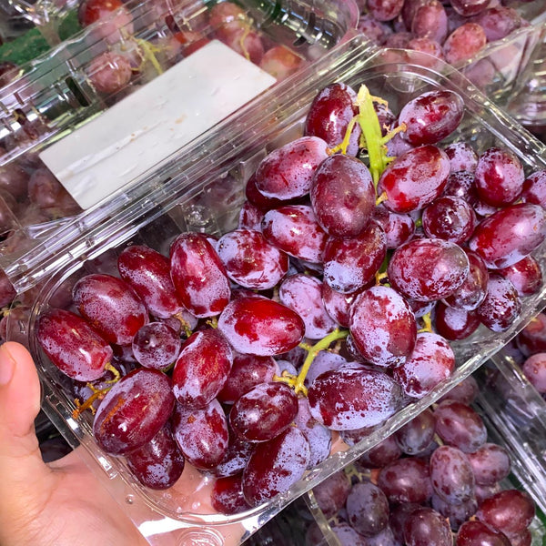 Egypt Crimson Grapes (2 Pack) [500G/Pack]-Grapes-MBG Fruit Shop