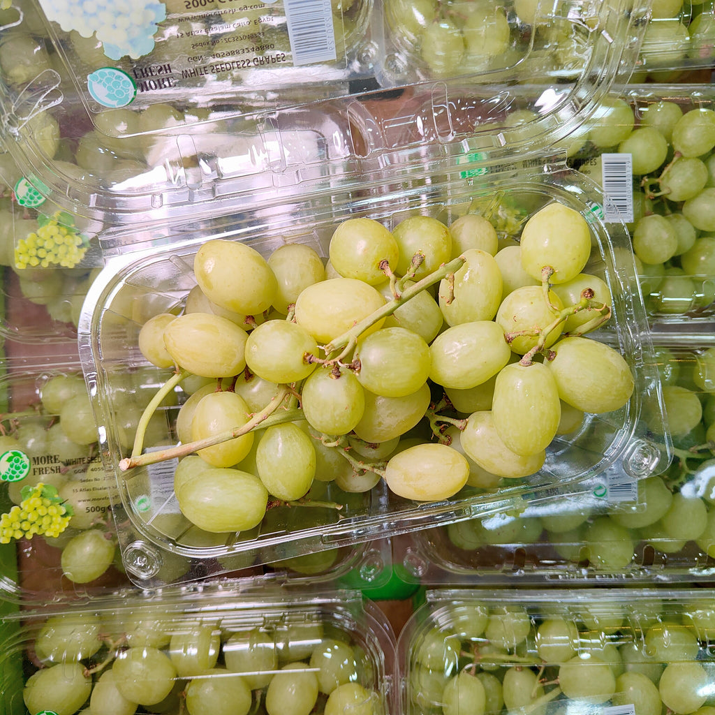 Egypt Green Seedless Grape [500G/Pack]-Grapes-MBG Fruit Shop