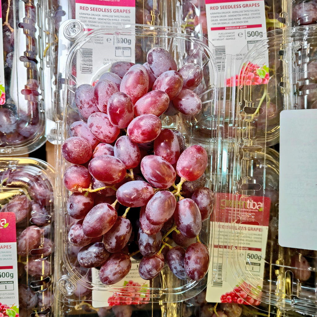 Egypt Red Seedless Grapes [500G/Pack]-Grapes-MBG Fruit Shop