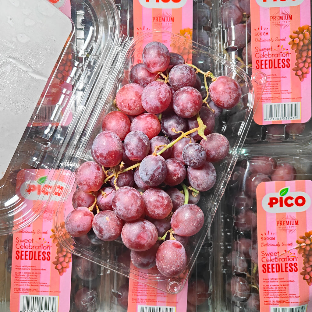 Egypt Sweet Celebration Red Grape [500G/Pack]-Grapes-MBG Fruit Shop