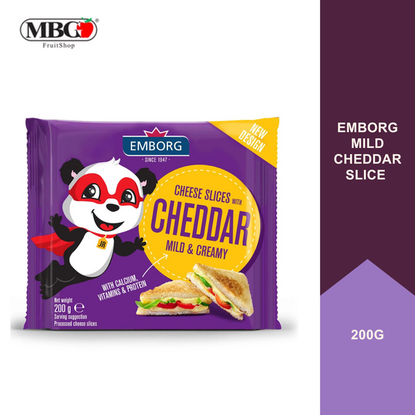 Emborg Mild Cheddar Cheese [200G]-MBG Fruit Shop