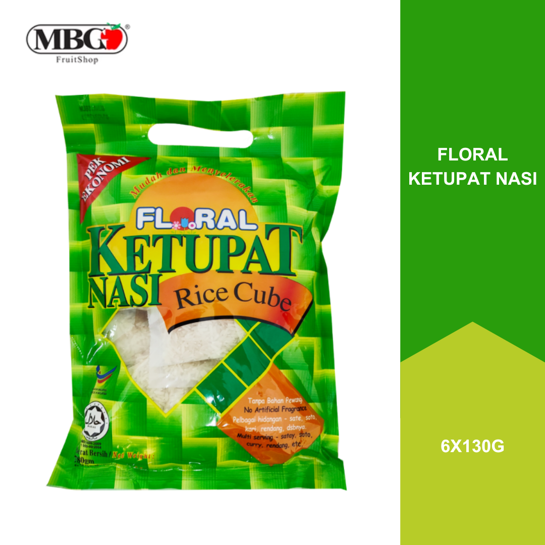 Floral Ketupat Nasi [780G] (6 Packs x 130G) – MBG Fruit Shop