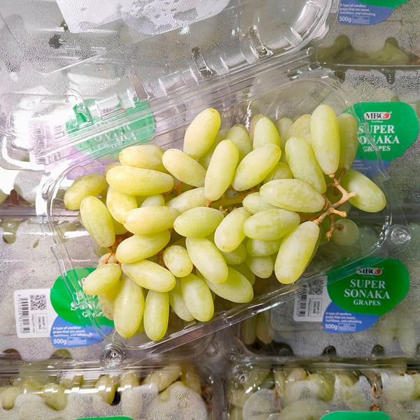India Super Sonaka Grape [500G/Pack]-Grapes-MBG Fruit Shop