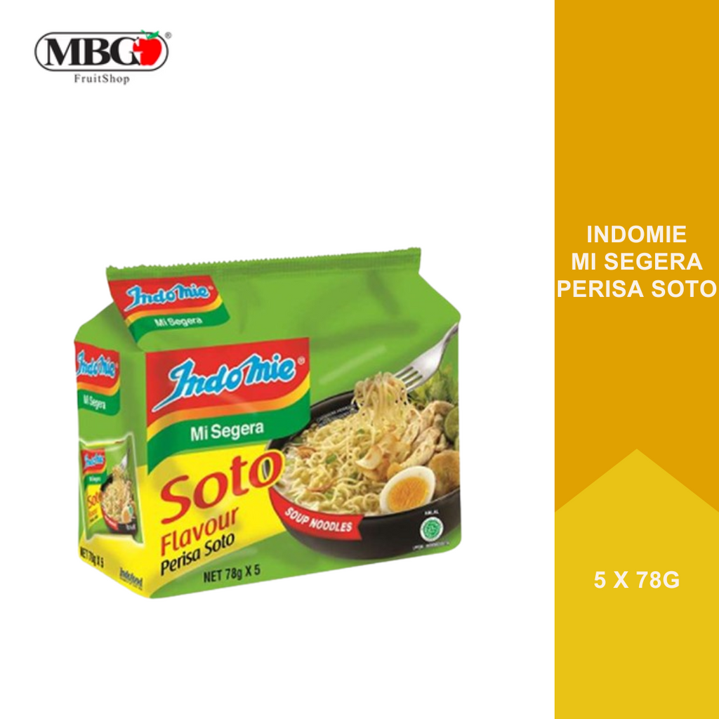 Indomie Mi Segera Perisa Soto [5x78G]-MBG Fruit Shop